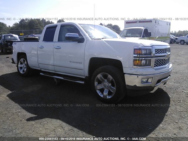 1GCVKSEC2FZ321850 - 2015 CHEVROLET SILVERADO K1500 LTZ WHITE photo 1