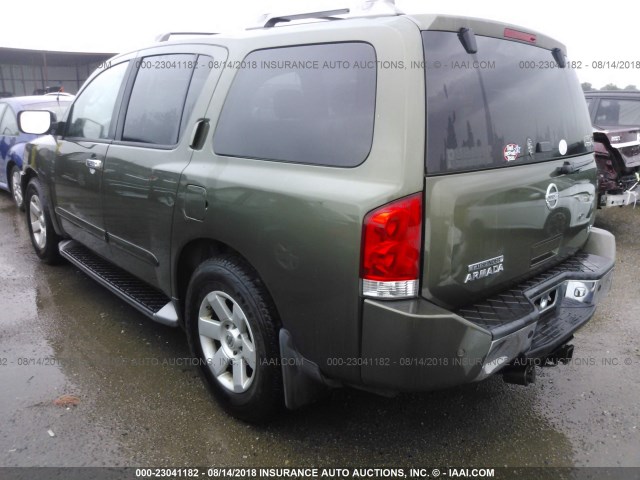 5N1AA08A24N731161 - 2004 NISSAN ARMADA SE/LE GREEN photo 3