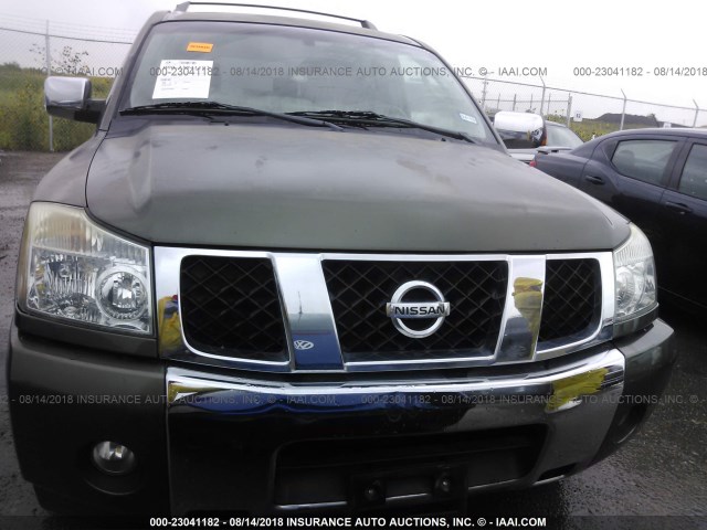 5N1AA08A24N731161 - 2004 NISSAN ARMADA SE/LE GREEN photo 6