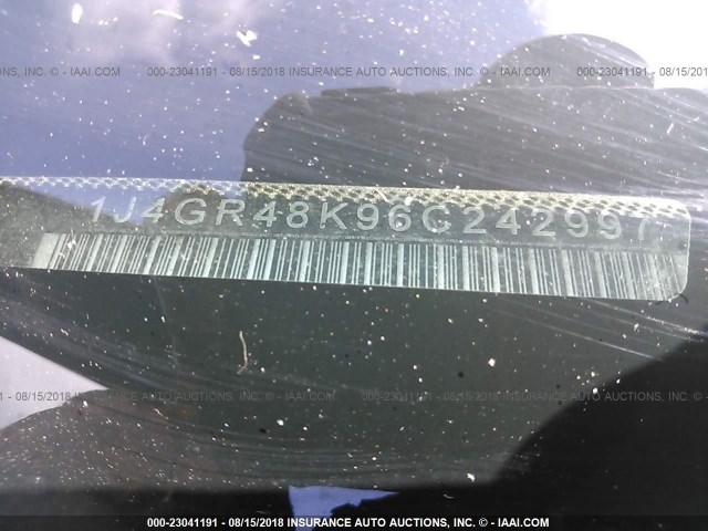 1J4GR48K96C242997 - 2006 JEEP GRAND CHEROKEE LAREDO/COLUMBIA/FREEDOM 黑色 照片 9