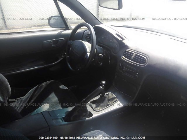 JHMEG1149PS012492 - 1993 HONDA CIVIC DEL SOL S BLACK photo 5
