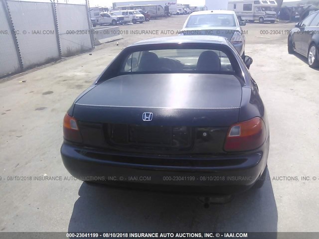 JHMEG1149PS012492 - 1993 HONDA CIVIC DEL SOL S BLACK photo 8