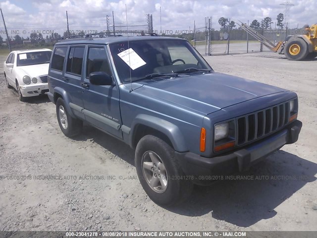 1J4FT68S8XL515874 - 1999 JEEP CHEROKEE SPORT/CLASSIC BLUE photo 1