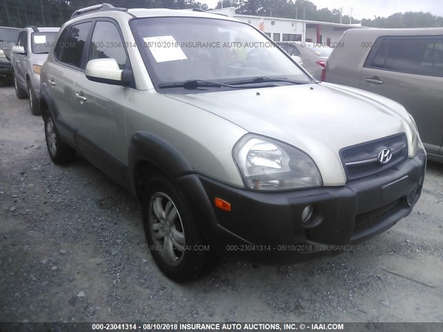 KM8JN12D07U631115 - 2007 HYUNDAI TUCSON SE/LIMITED Champagne photo 1