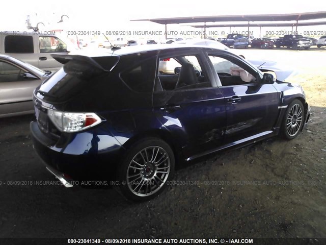 JF1GR8H63DL203776 - 2013 SUBARU IMPREZA WRX STI BLUE photo 4