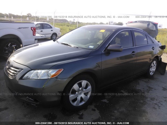 4T4BE46K88R038429 - 2008 TOYOTA CAMRY CE/LE/XLE/SE GRAY photo 2
