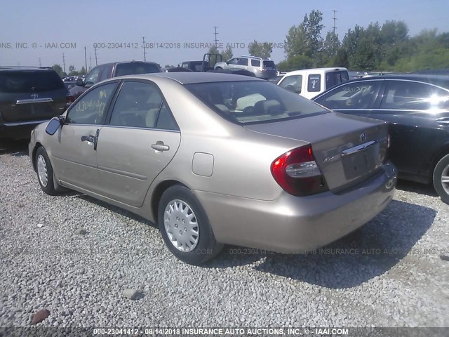 JTDBE32K420089682 - 2002 TOYOTA CAMRY LE/XLE/SE Qızıl foto 3