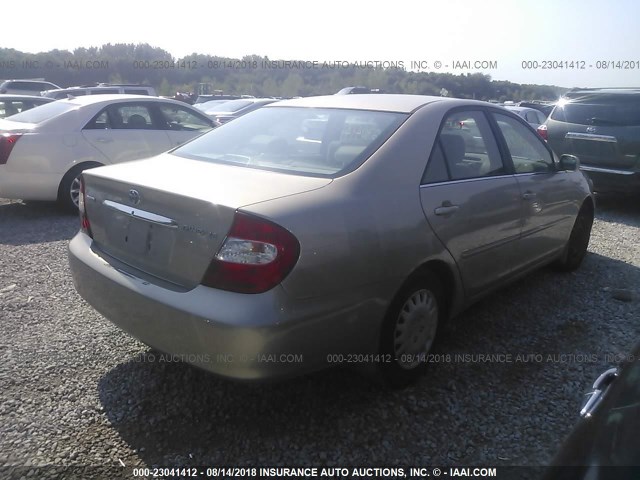 JTDBE32K420089682 - 2002 TOYOTA CAMRY LE/XLE/SE Qızıl foto 4