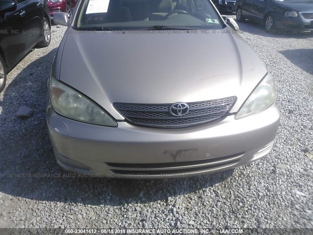 JTDBE32K420089682 - 2002 TOYOTA CAMRY LE/XLE/SE Qızıl foto 6