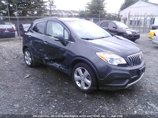 KL4CJASB7GB661256 - 2016 BUICK ENCORE GRAY photo 1