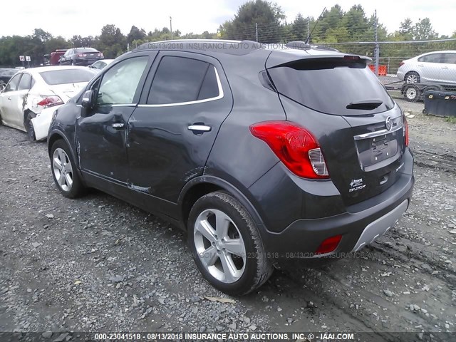 KL4CJASB7GB661256 - 2016 BUICK ENCORE GRAY photo 3