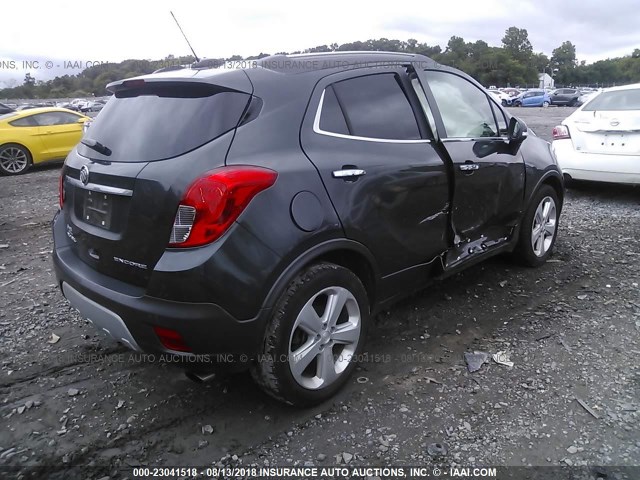 KL4CJASB7GB661256 - 2016 BUICK ENCORE GRAY photo 4