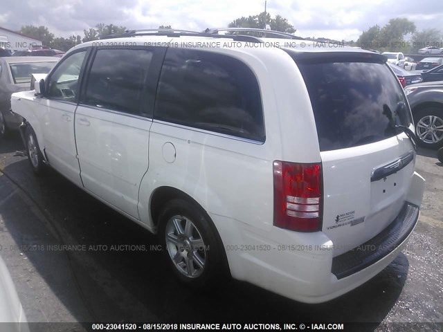 2A8HR54P18R105752 - 2008 CHRYSLER TOWN & COUNTRY TOURING WHITE photo 3