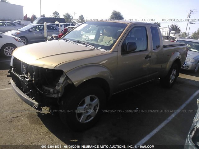 1N6AD06WX5C413664 - 2005 NISSAN FRONTIER KING CAB LE/SE/OFF ROAD GREEN photo 2