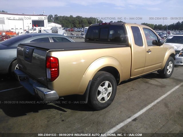 1N6AD06WX5C413664 - 2005 NISSAN FRONTIER KING CAB LE/SE/OFF ROAD GREEN photo 4