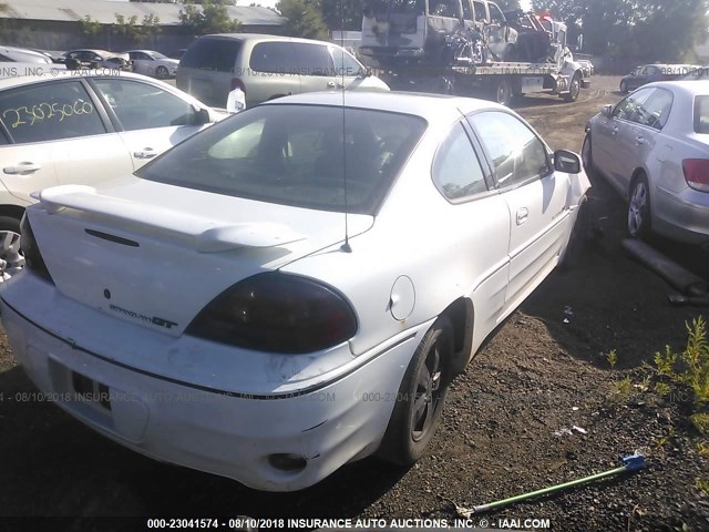 1G2NW12EXYM886176 - 2000 PONTIAC GRAND AM GT WHITE photo 4