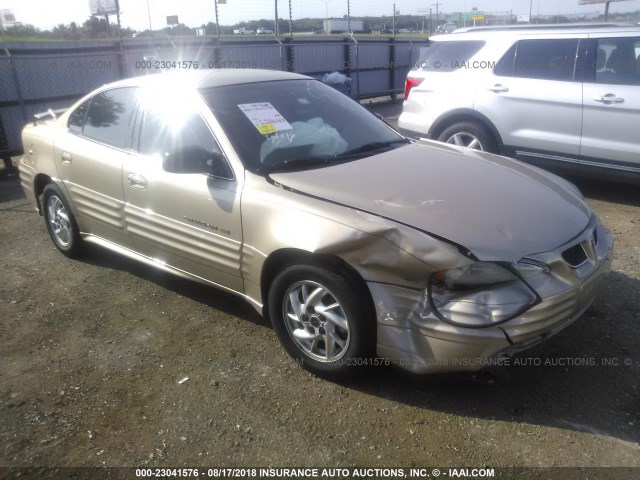 1G2NF52EX1M548130 - 2001 PONTIAC GRAND AM SE1 GOLD photo 1