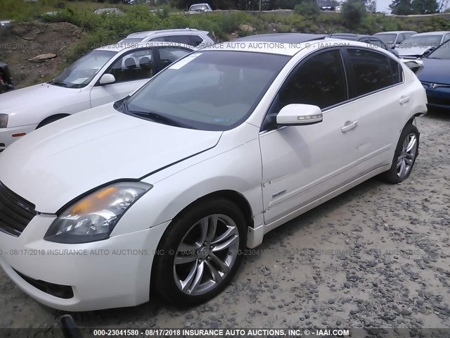 1N4CL21E88C179012 - 2008 NISSAN ALTIMA HYBRID WHITE photo 2