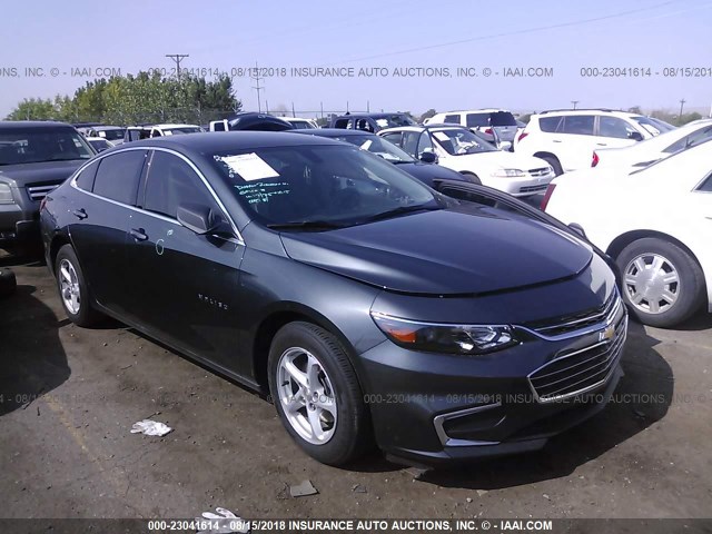 1G1ZB5ST9HF137655 - 2017 CHEVROLET MALIBU LS 灰色 照片 1