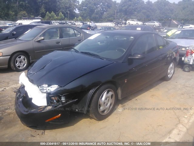 1G8ZR12751Z325828 - 2001 SATURN SC2 BLACK photo 2
