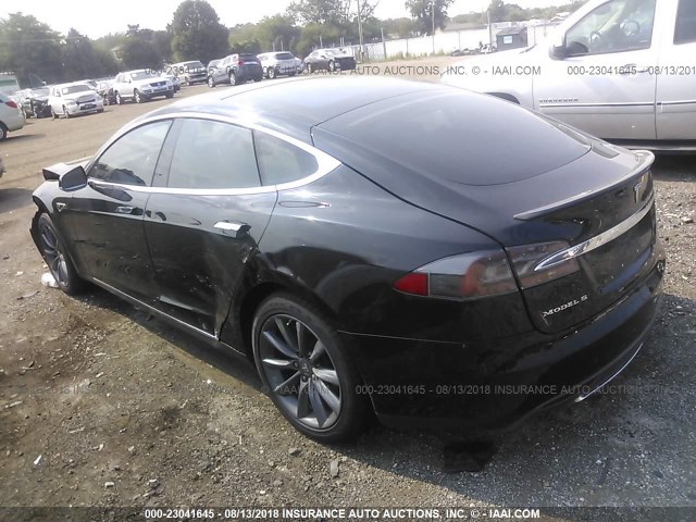 5YJSA1CP8DFP07665 - 2013 TESLA MODEL S Սև լուսանկար 3