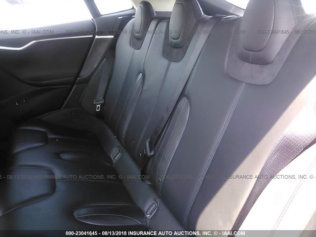 5YJSA1CP8DFP07665 - 2013 TESLA MODEL S Սև լուսանկար 8