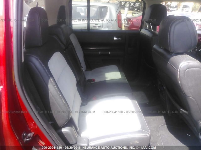 2FMGK5DC7CBD14964 - 2012 FORD FLEX LIMITED RED photo 8