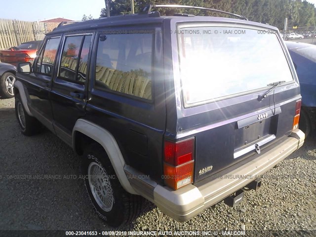 1J4FJ78S8RL132516 - 1994 JEEP CHEROKEE COUNTRY BLUE photo 3