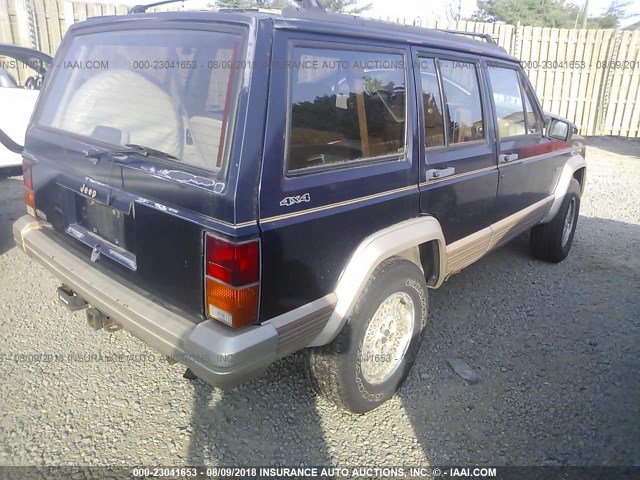 1J4FJ78S8RL132516 - 1994 JEEP CHEROKEE COUNTRY BLUE photo 4