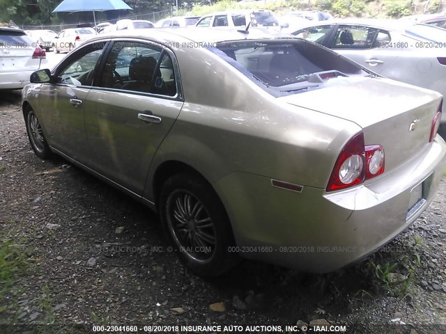 1G1ZK577284198563 - 2008 CHEVROLET MALIBU LTZ 金色 照片 3
