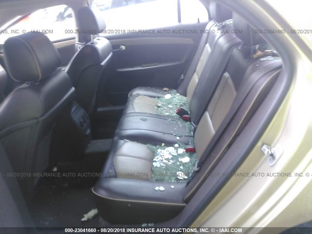 1G1ZK577284198563 - 2008 CHEVROLET MALIBU LTZ 金色 照片 8