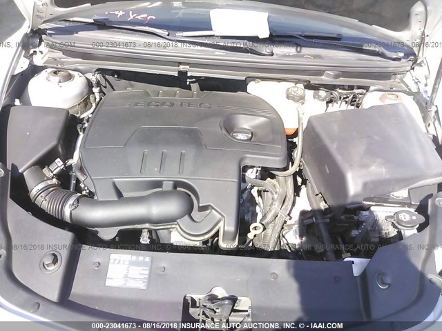 1G1ZC5EU4CF352015 - 2012 CHEVROLET MALIBU 1LT ვერცხლისფერი ფოტო 10