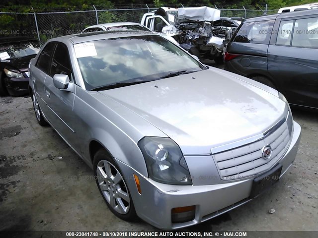 1G6DP577070195091 - 2007 CADILLAC CTS HI FEATURE V6 SILVER photo 1