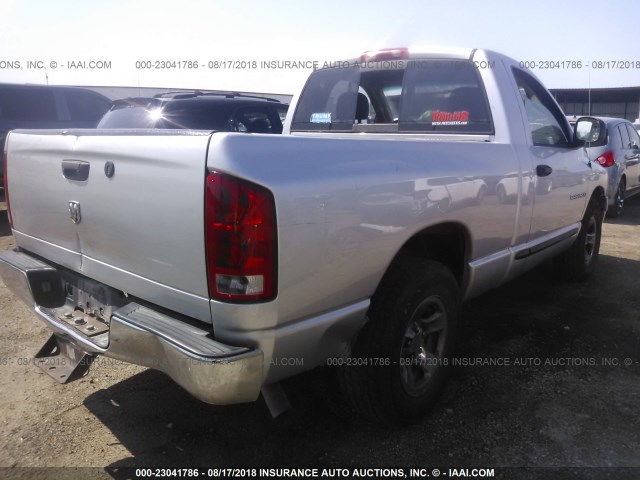 1D7HA16K85J624215 - 2005 DODGE RAM 1500 ST SILVER photo 4