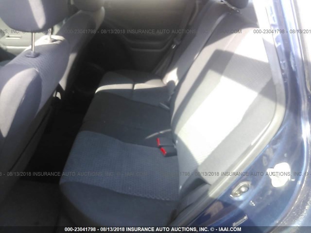 2T1LR32E55C341887 - 2005 TOYOTA COROLLA MATRIX XR BLUE photo 8