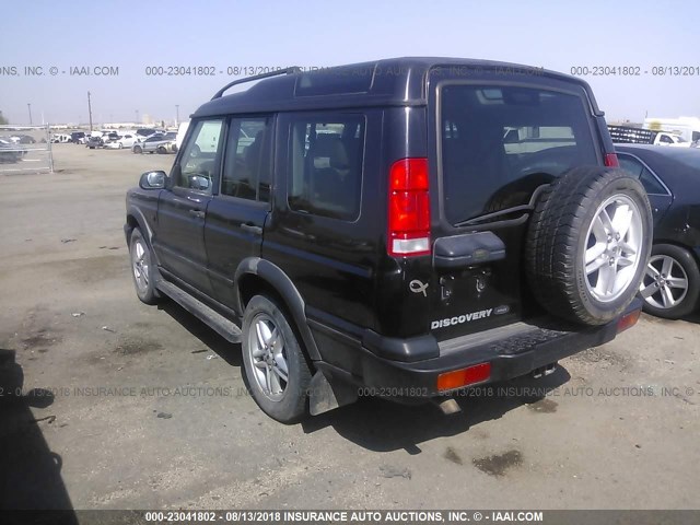 SALTY12472A752974 - 2002 LAND ROVER DISCOVERY II SE BLACK photo 3