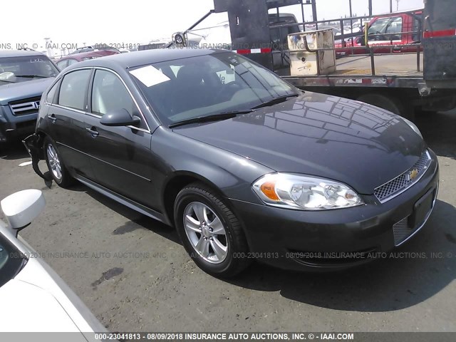 2G1WA5E39E1177299 - 2014 CHEVROLET IMPALA LIMITED LS GRAY photo 1