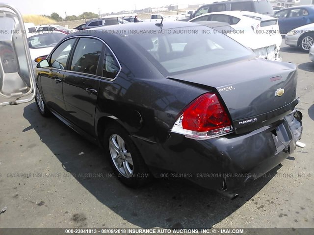 2G1WA5E39E1177299 - 2014 CHEVROLET IMPALA LIMITED LS GRAY photo 3