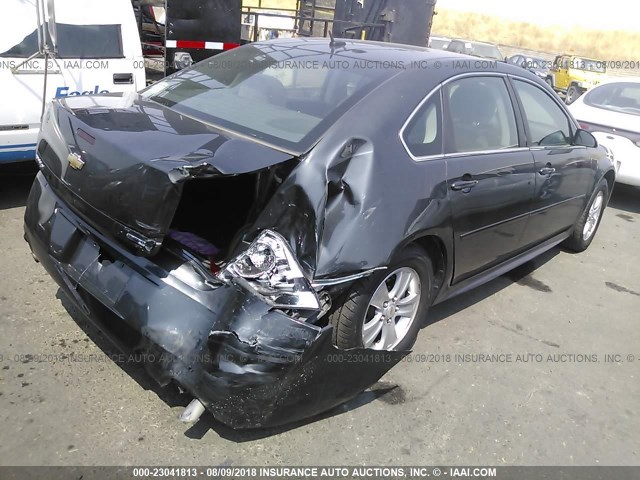 2G1WA5E39E1177299 - 2014 CHEVROLET IMPALA LIMITED LS GRAY photo 4