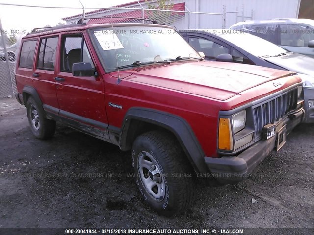 1J4FJ68S9TL279798 - 1996 JEEP CHEROKEE SPORT/CLASSIC წითელი ფოტო 1