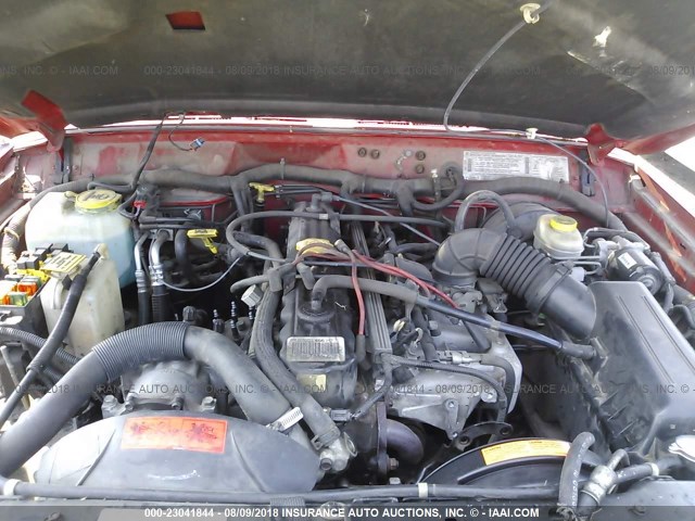 1J4FJ68S9TL279798 - 1996 JEEP CHEROKEE SPORT/CLASSIC წითელი ფოტო 10