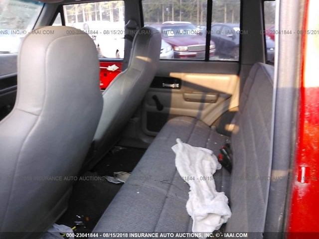 1J4FJ68S9TL279798 - 1996 JEEP CHEROKEE SPORT/CLASSIC წითელი ფოტო 8