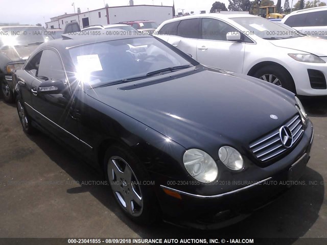 WDBPJ75J54A043463 - 2004 MERCEDES-BENZ CL 500 BLACK photo 1