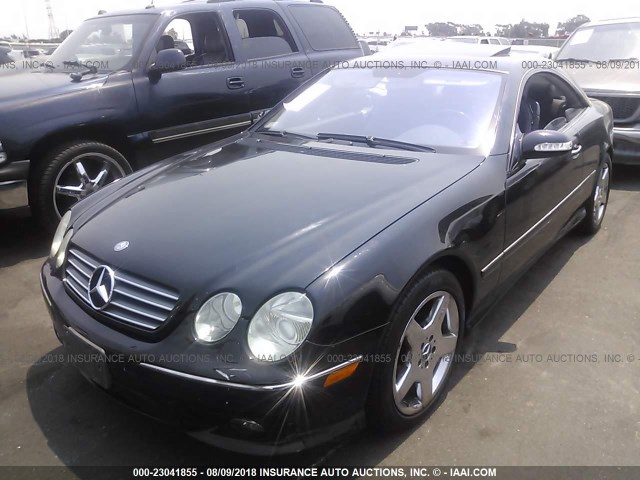 WDBPJ75J54A043463 - 2004 MERCEDES-BENZ CL 500 BLACK photo 2