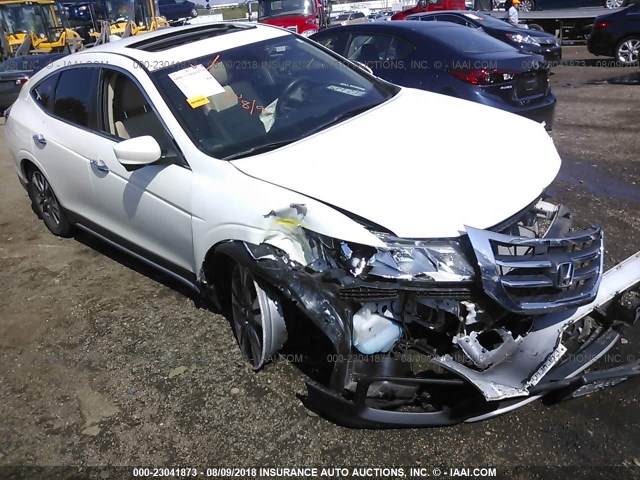 5J6TF2H54FL001368 - 2015 HONDA CROSSTOUR EXL თეთრი ფოტო 1