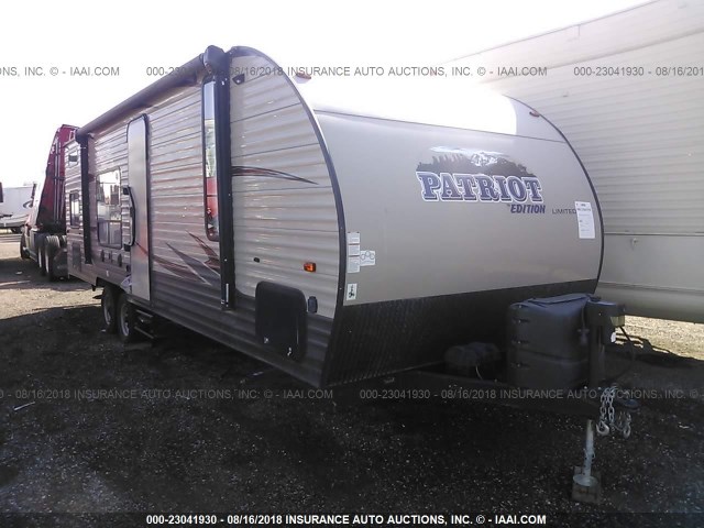4X4TCKB26HK037921 - 2017 FOREST RIVER CHEROKEE PATRIOT  Brązowy zdjęcie 1