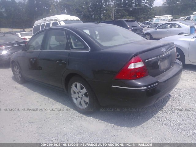 1FAFP24167G119022 - 2007 FORD FIVE HUNDRED SEL BLACK photo 3