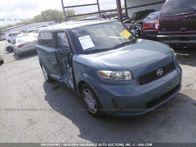 JTLKE50E181031514 - 2008 TOYOTA SCION XB Blau Foto 1