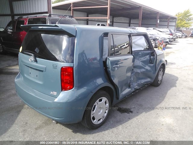 JTLKE50E181031514 - 2008 TOYOTA SCION XB Blau Foto 4