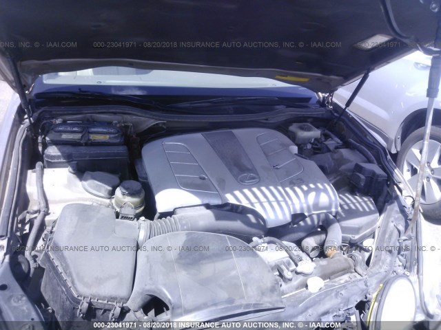 JT8BL69S910004698 - 2001 LEXUS GS 430 GOLD photo 10